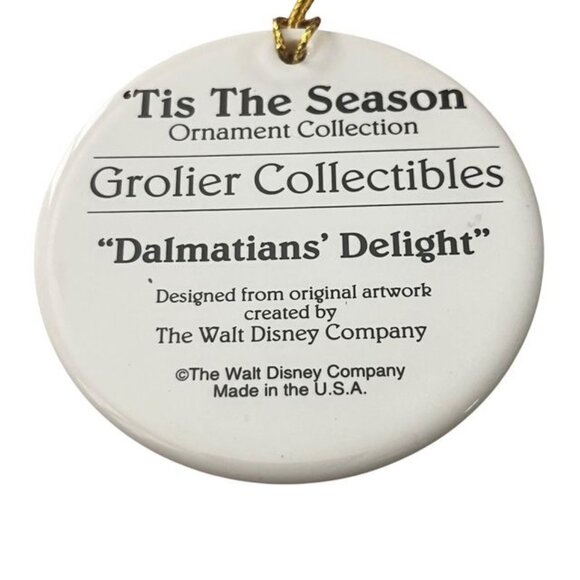 'Tis The Season Grolier Collectibles Dalmatians' Delight Christmas Ornament - Picture 3 of 3